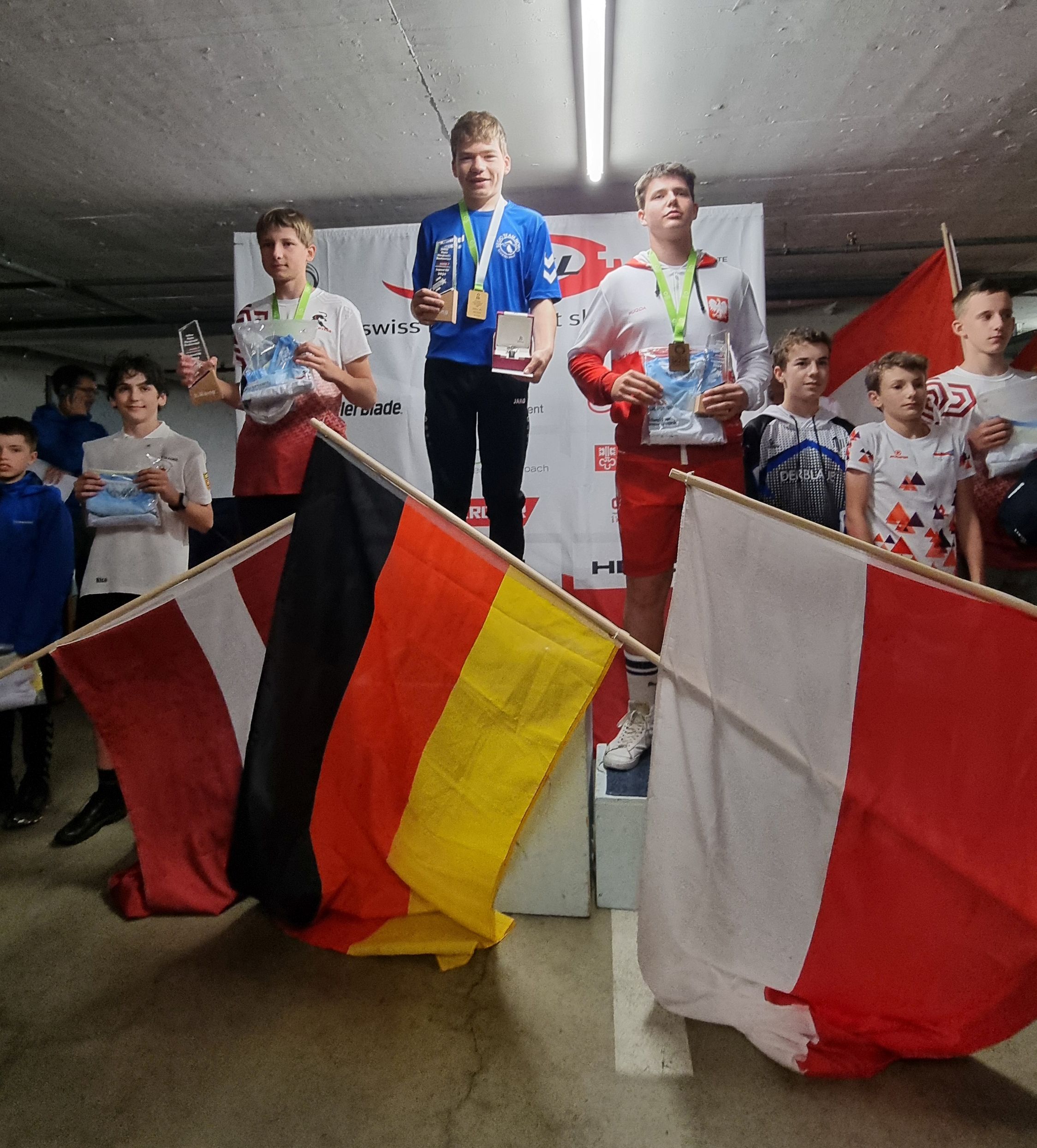 Jonas Meeh vom Skiclub Pforzheim feiert Sieg als Europameister