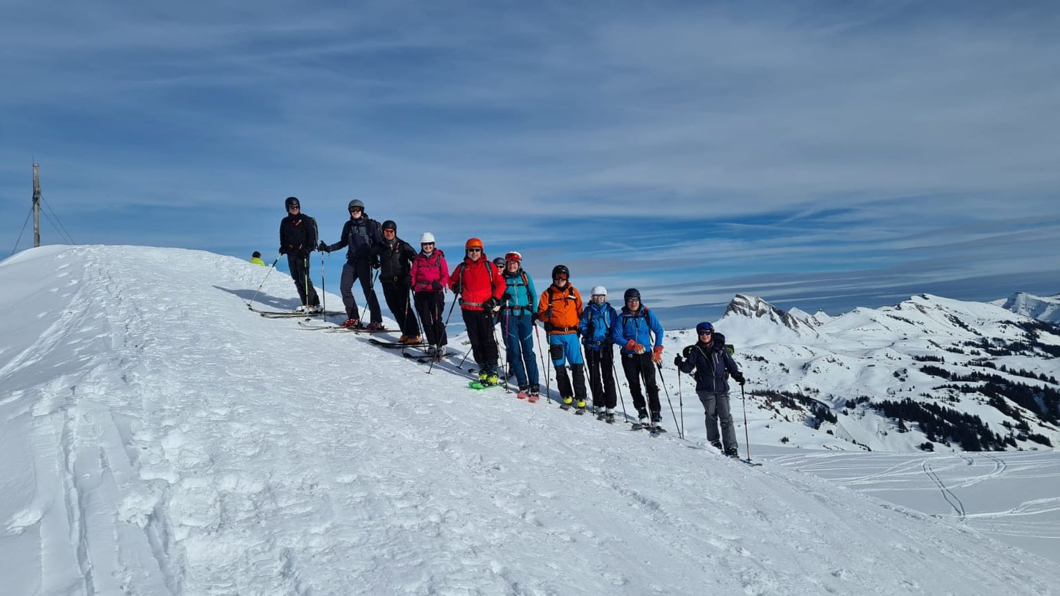 Skitourenglück in Damüls